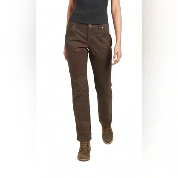 Kuhl Klaudette Pants Straight Sage Brown Size 8 Short - Picture 4 of 15